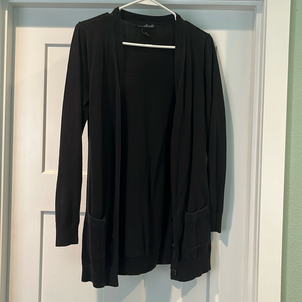 Womens small black cardigan